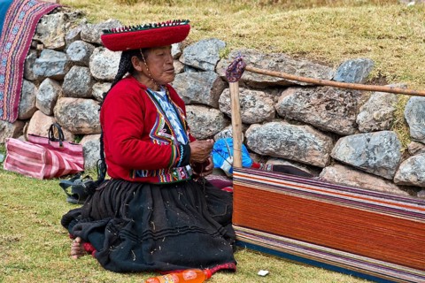 Elderly woman wearing a hat