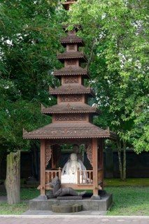 Buddha statue in a pagoda
