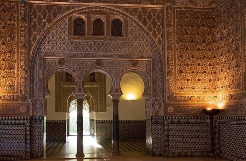 Salon of the Ambassadors in the Alcazar of Seville