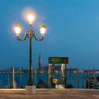 Church of San Giorgio Maggiore and street lamp
