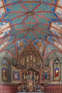 Neo-gothic altar area