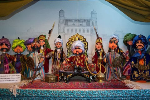 Traditional hand puppets