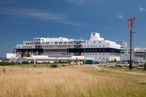 Portcenter in the port of Puttgarden