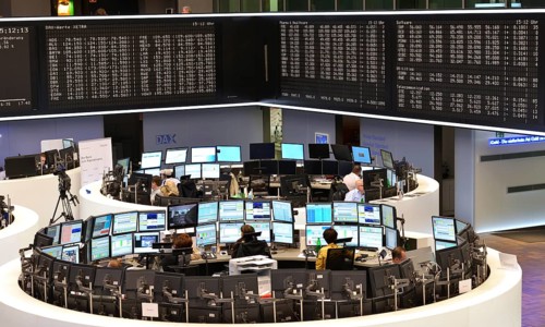 Trading floor of the Frankfurt Stock Exchange