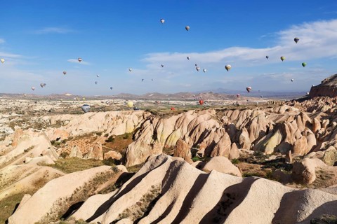 Hot air balloons