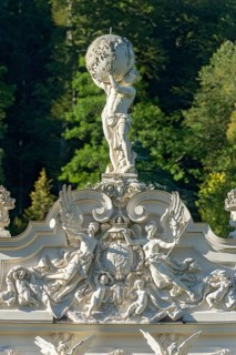 Statue of Atlas holding the celestial sphere