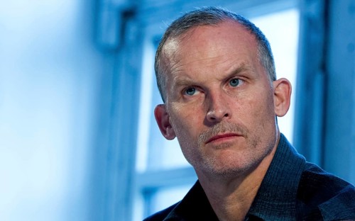 U.S. artist Matthew Barney at a press conference in the Haus der Kunst