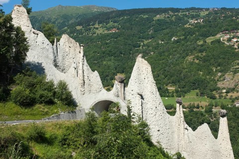 Earth Pyramids of Euseigne or Pyramides d'Euseigne