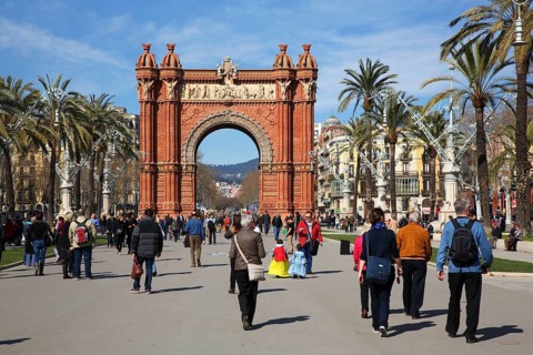 Arc de Triomf triumphal arch