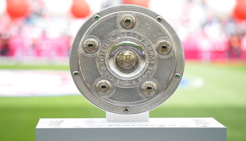 Championship trophy on pedestal