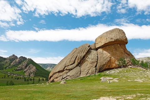 Turtle Rock in the landscape