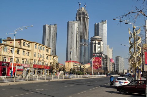 Stretch of road in Yantai