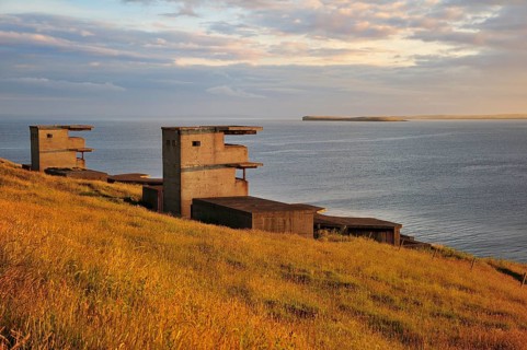 WWII gun batteries for the defence of Scapa Flow