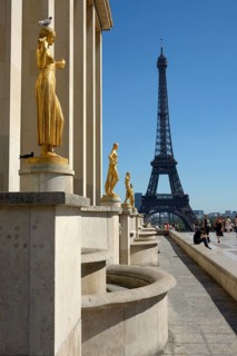 The Eiffel Tower from the Place du Trocadero