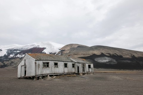 The dilapidated research station