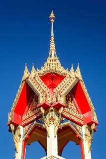 Ornate roof of a spire