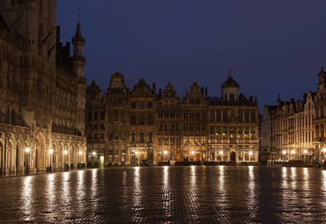 Grand Place or Grote Markt at night