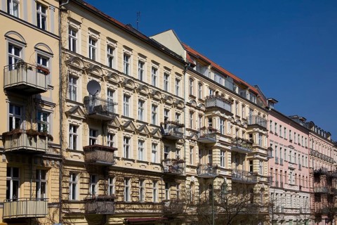 Renovated old buildings