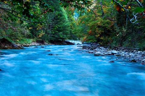 Rissbach river in Vorderriss