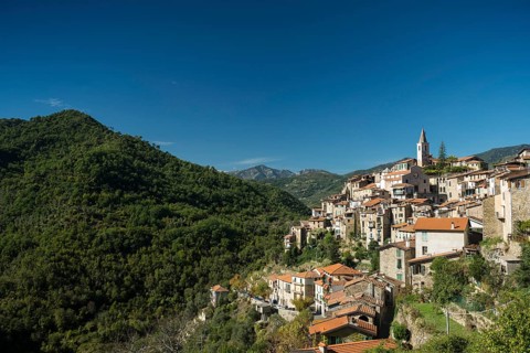 Medieval village in the mountains