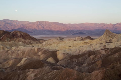 The Panamint Range and the Death Valley at dawn