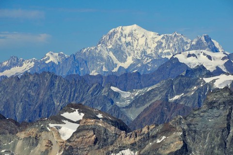 The highest peak of the Alps