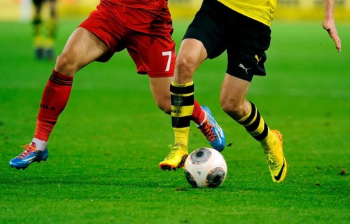 Players' legs