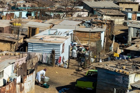 Tin shacks