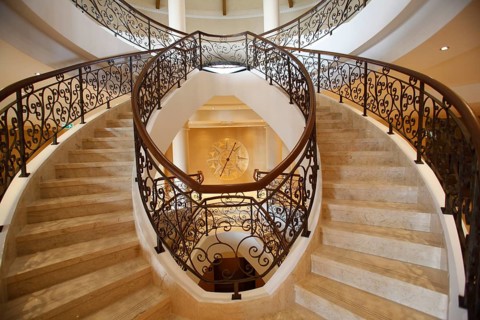 Staircase in the Cascade Wellness and Lifestyle Resort