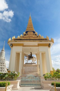 King Norodom equestrian statue