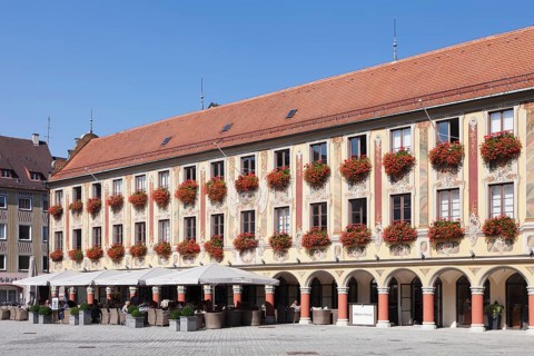 Steuerhaus on the market square of Memmingen
