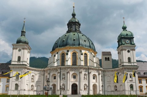 Baroque main facade with entrance