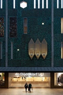 Mosaic facade by the architect Gio Ponti