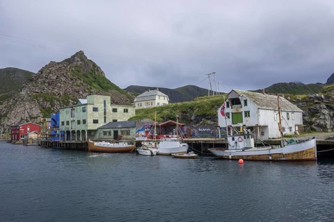 Restored fishing village of Nyksund