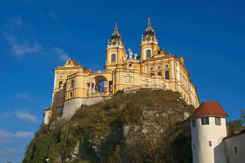 Benedictine Abbey of Melk on the Danube River