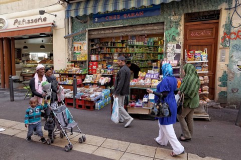 Marche des Capucins market in the district of Noailles, Marseille