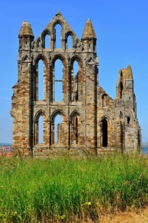 The ruins of Whitby Abbey that inspired Bram Stoker to his masterpiece 'Dracula'