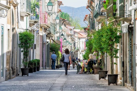 Pedestrian zone in the historic centre