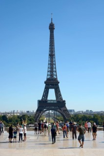 The Eiffel Tower from the Place du Trocadero