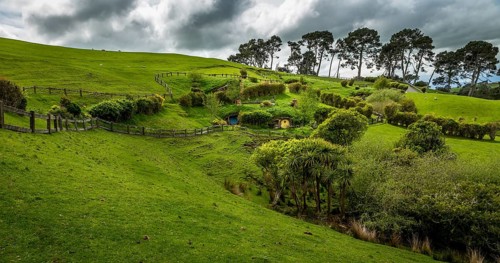 Hobbiton movie set