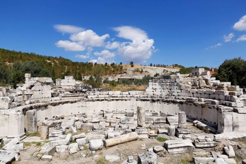 Gymnasium, ancient city of Stratonikeia, Caria, Turkey