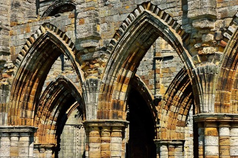 The ruins of Whitby Abbey that inspired Bram Stoker to his masterpiece 'Dracula'