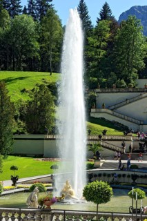 Flora fountain with a water fountain