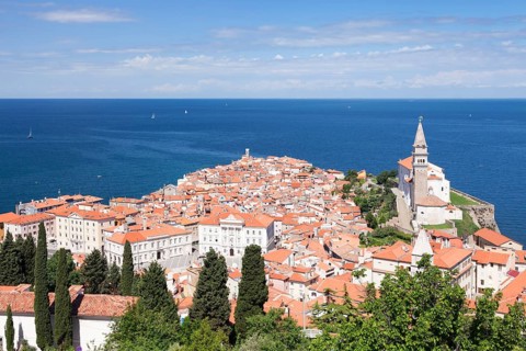 Old town with Tartini Square
