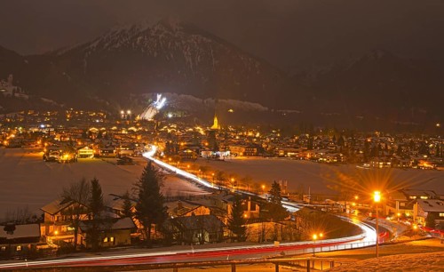 Oberstdorf at night