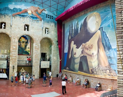 Painting in the Dali Theatre and Museum