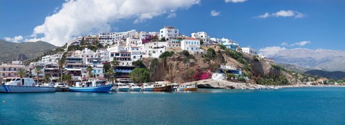 The seaside village of Agia Galini