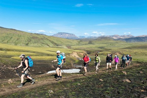 Trekking in the highlands
