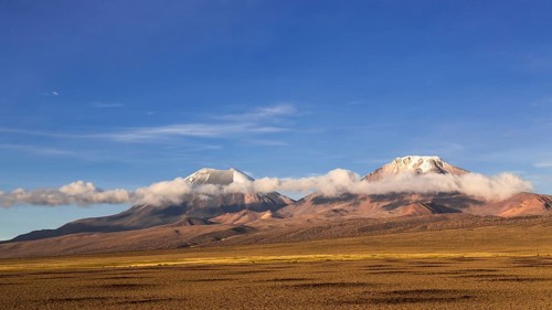 Landscape in the Sajama National Park
