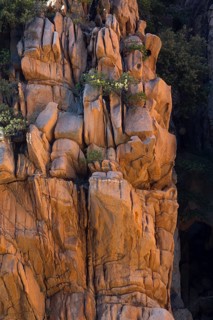 Bizarre rock erosions